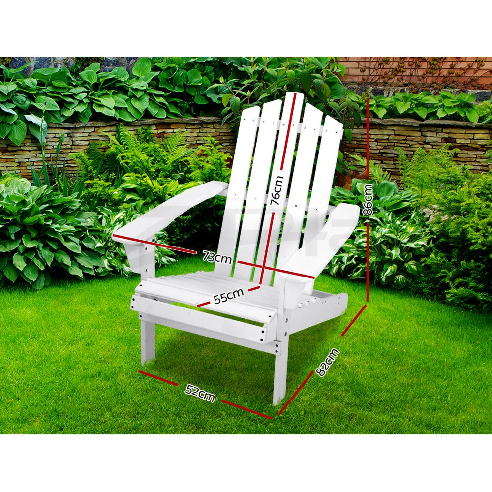 Gardeon Outdoor Chairs Table Set Beach Chair Adirondack Lounge Patio