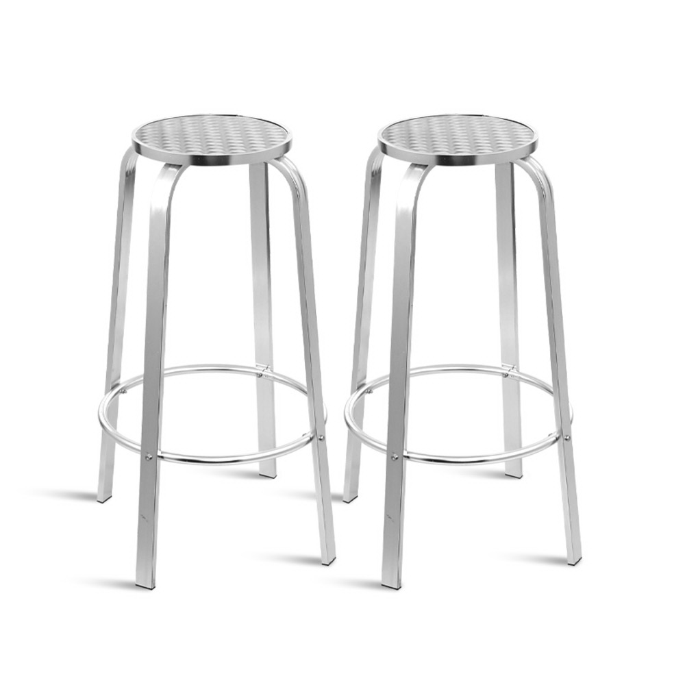Gardeon Outdoor Bar Table Cafe Patio Setting Stools Table Aluminium Furniture - Picture 51 of 84