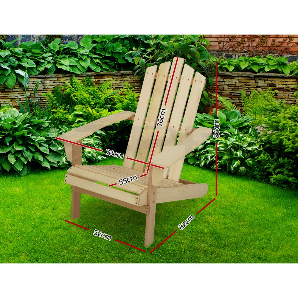 Gardeon Outdoor Furniture Sun Lounge Chairs Table Beach Chair Patio Adirondack eBay