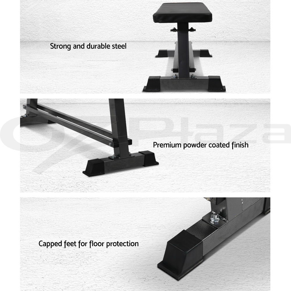 Everfit Weight Bench Press Flat Benches Home Gym Fitness Strength Training - Picture 14 of 29
