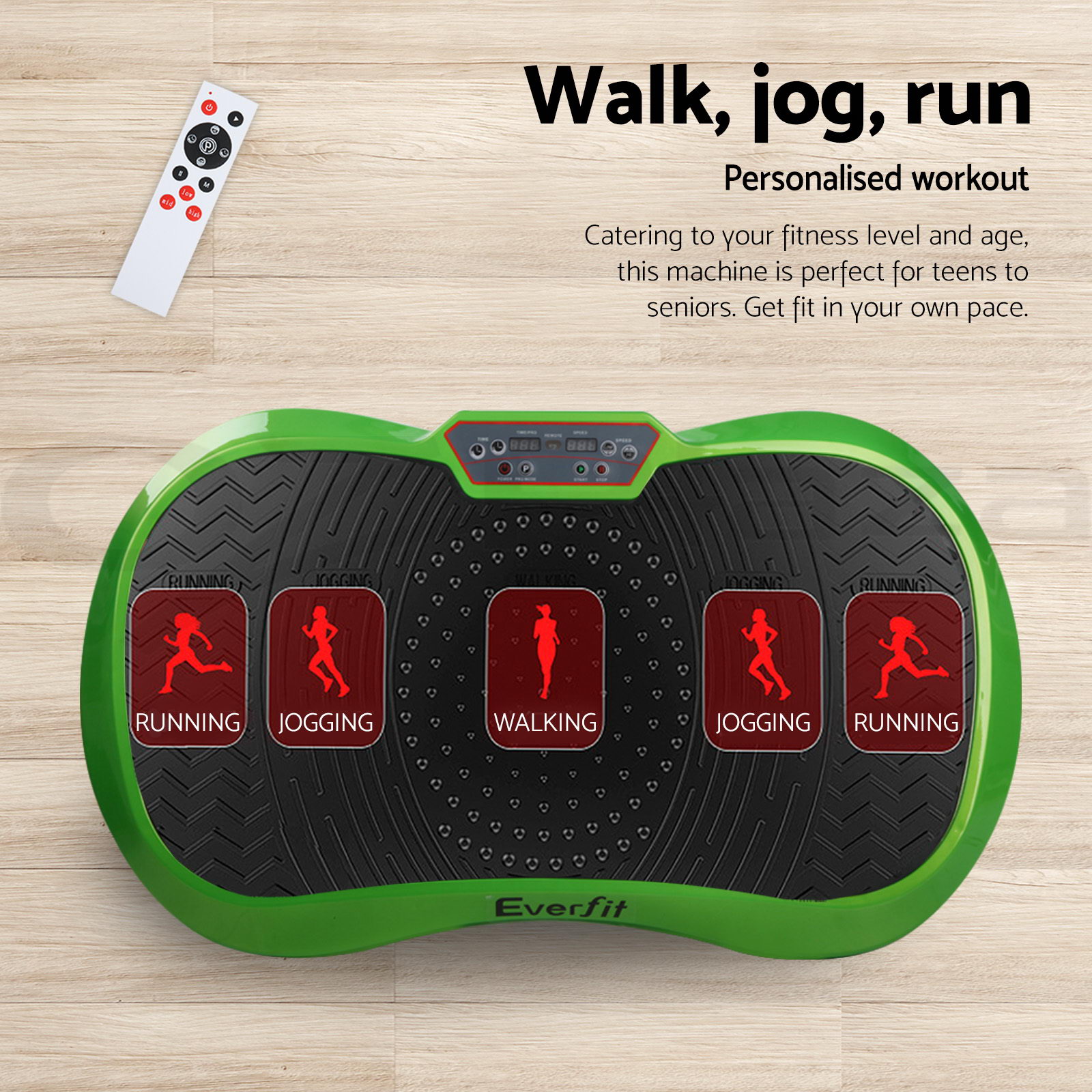 Everfit Vibration Machine Machines Platform Plate Vibrator Exercise Fit