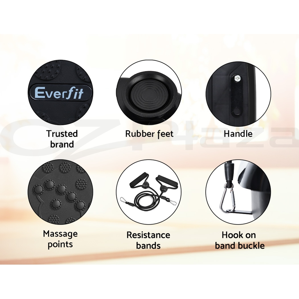 Everfit Vibration Machine Machines Platform Plate Vibrator Exercise Fit Gym Home - Picture 9 of 23
