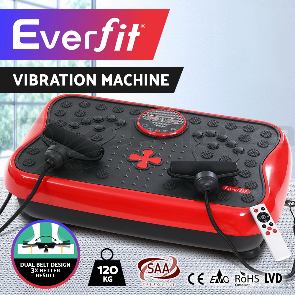 Everfit Vibration Machine Machines Platform Plate Vibrator Exercise Fit Gym Home - Picture 13 of 23