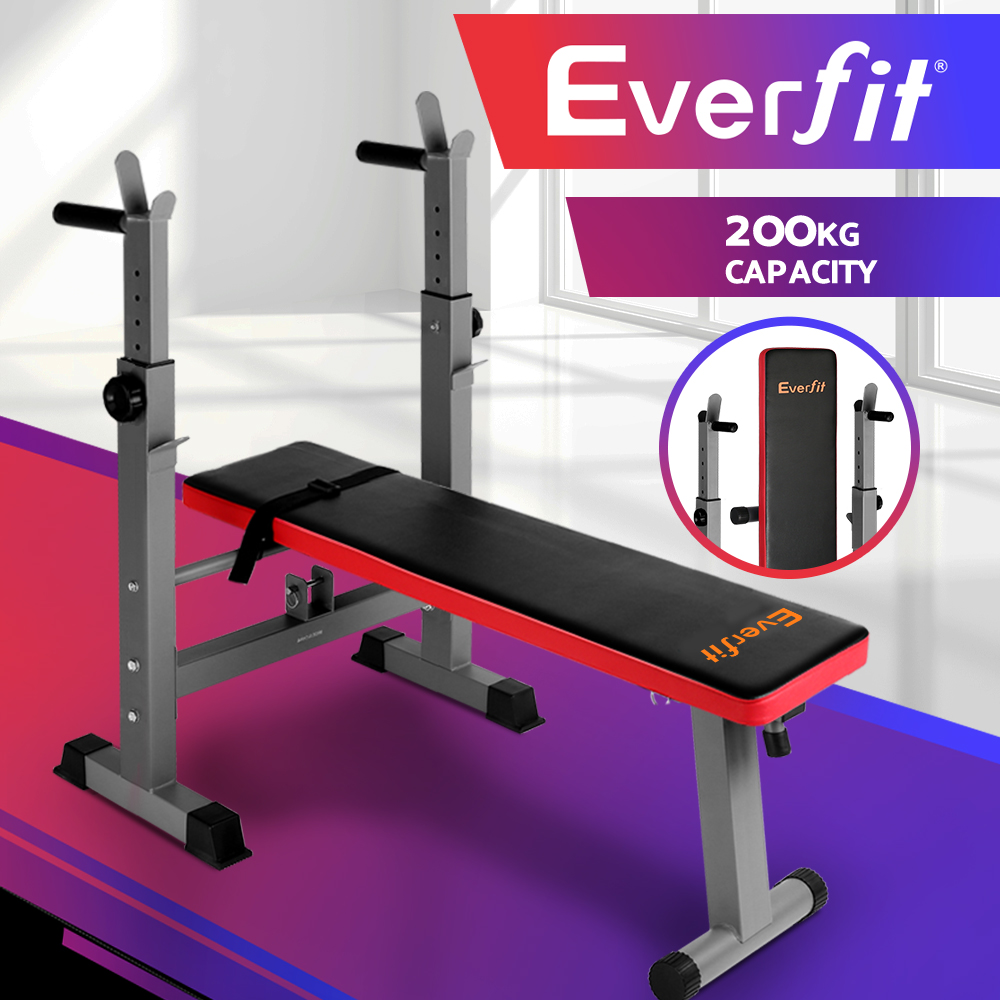 Everfit Weight Bench Press Squat Rack Sit-up Bench Chin Up FID Bench Benches - Picture 15 of 16