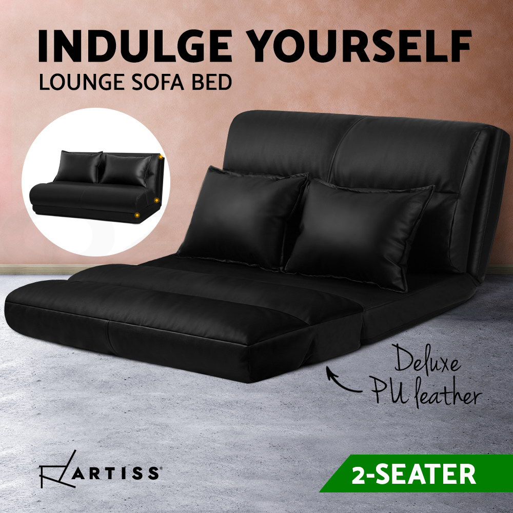 Artiss Floor Sofa Bed Lounge Recliner Folding 2 Seater Chaise Futon Chair Couch Ebay