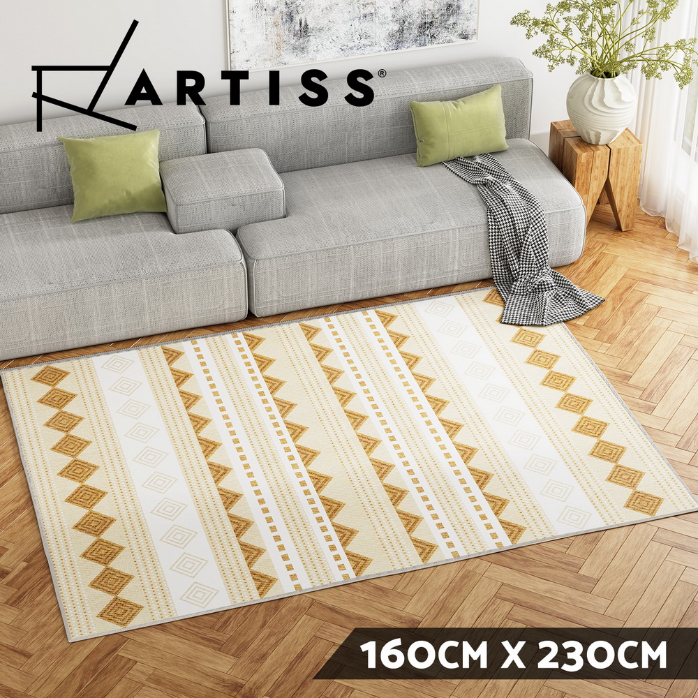 Artiss Floor Rug Area Rug Large Bohemian Carpet Washable Carpet Short Pile Mat - Picture 9 of 16