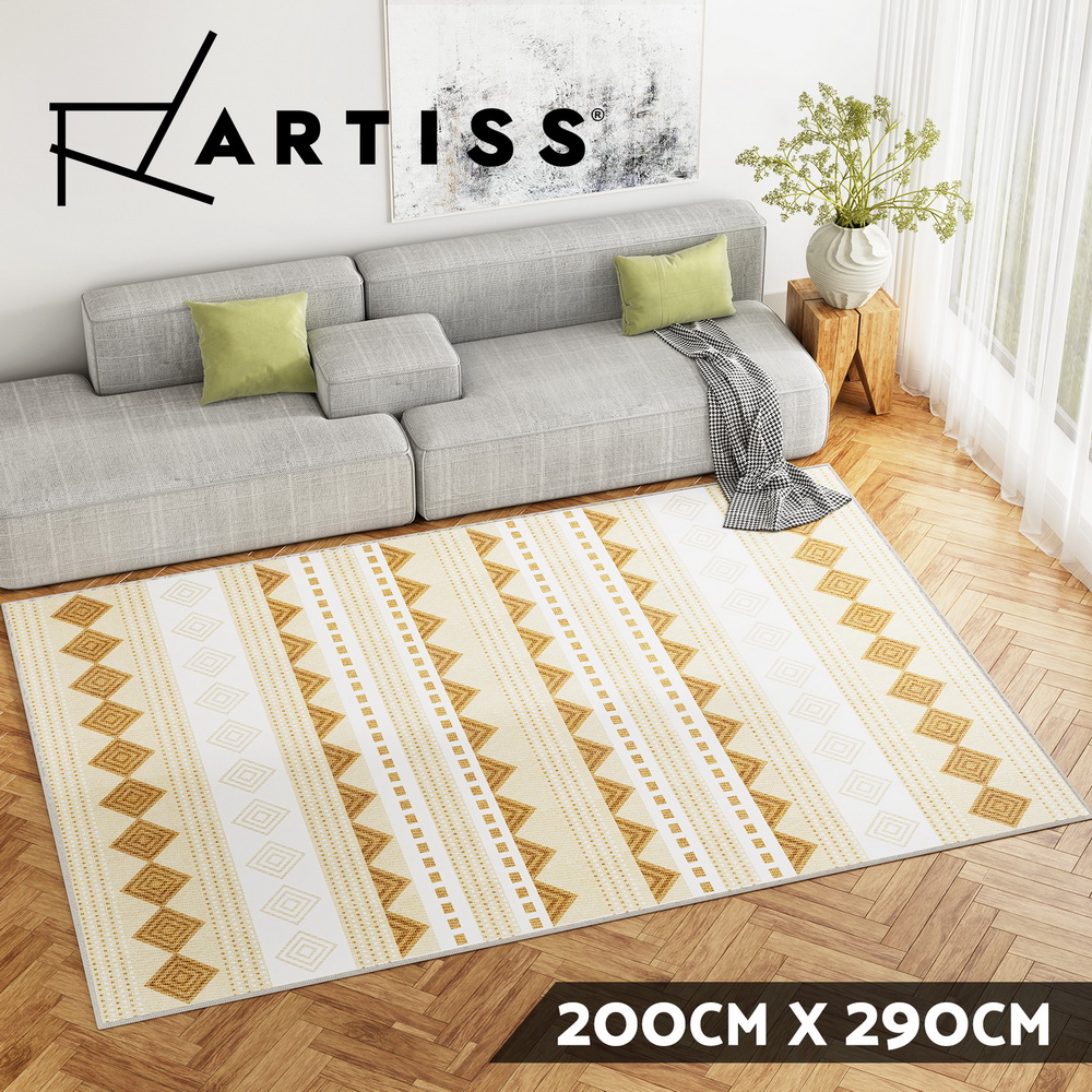 Artiss Floor Rug Area Rug Large Bohemian Carpet Washable Carpet Short Pile Mat - Picture 11 of 16
