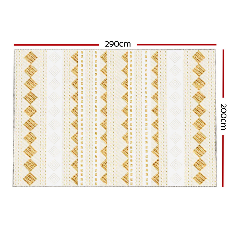 Artiss Floor Rug Area Rug Large Bohemian Carpet Washable Carpet Short Pile Mat - Picture 12 of 16