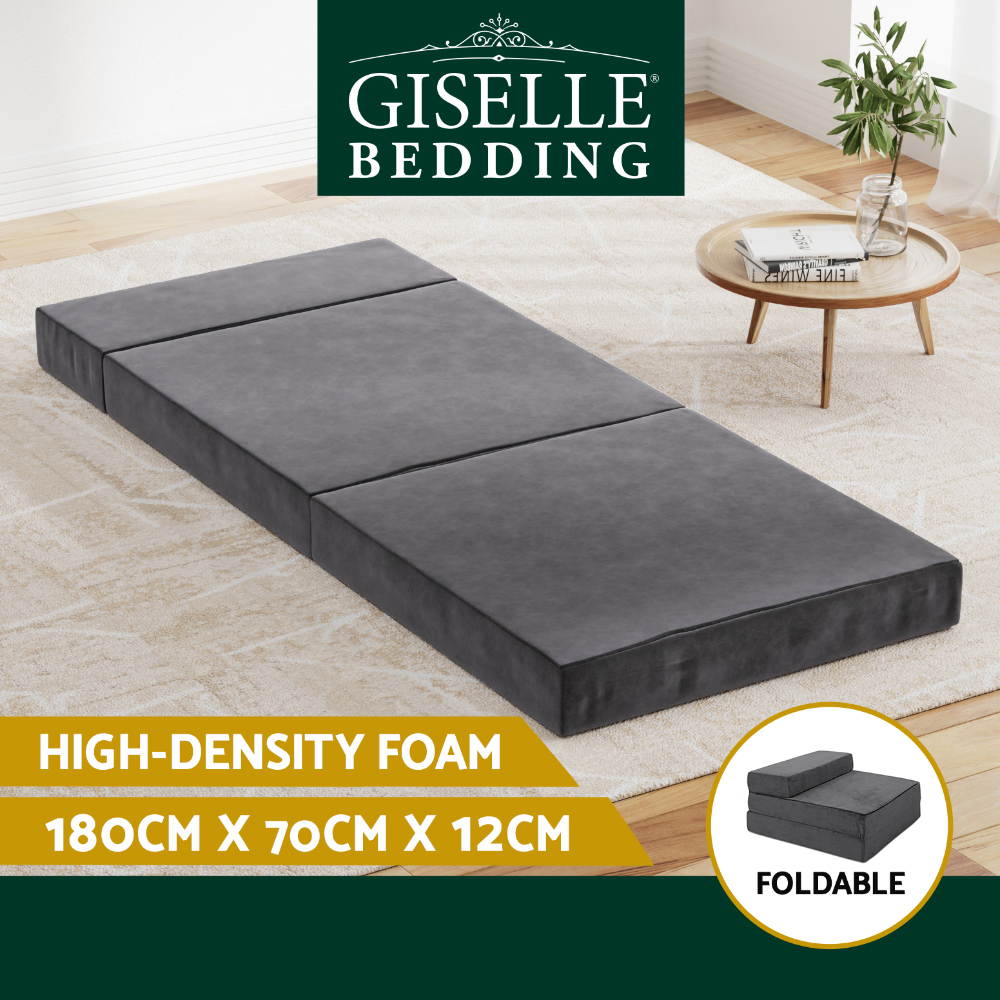 Giselle Bedding Foldable Mattress Folding Foam Mattresses Portable Single Size - Picture 10 of 29