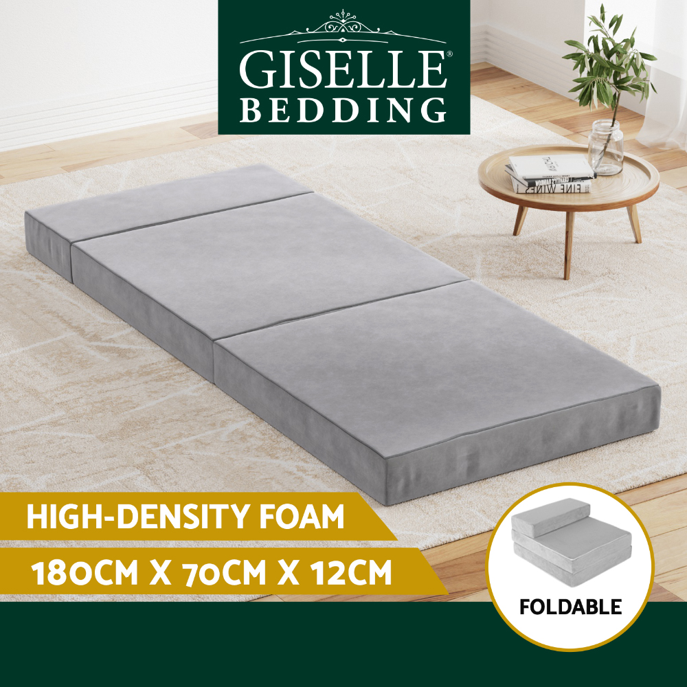 Giselle Bedding Foldable Mattress Folding Foam Mattresses Portable Single Size - Picture 12 of 29