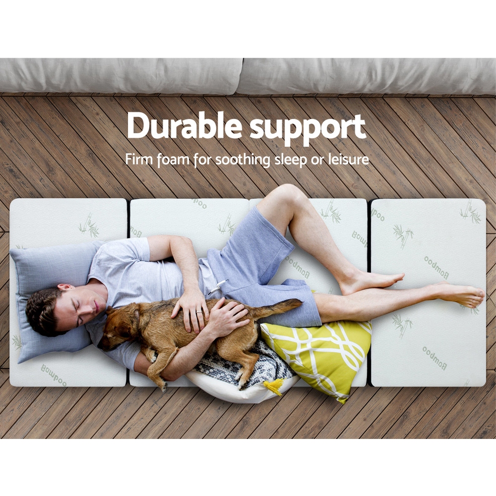 Giselle Bedding Foldable Mattress Folding Foam Mattresses Portable Single Size - Picture 25 of 29