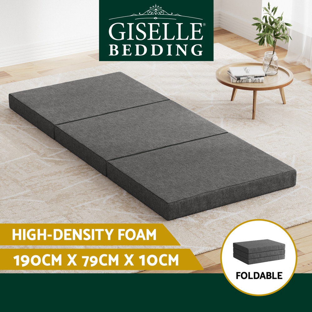 Giselle Bedding Foldable Mattress Folding Foam Mattresses Portable Single Size - Picture 16 of 29