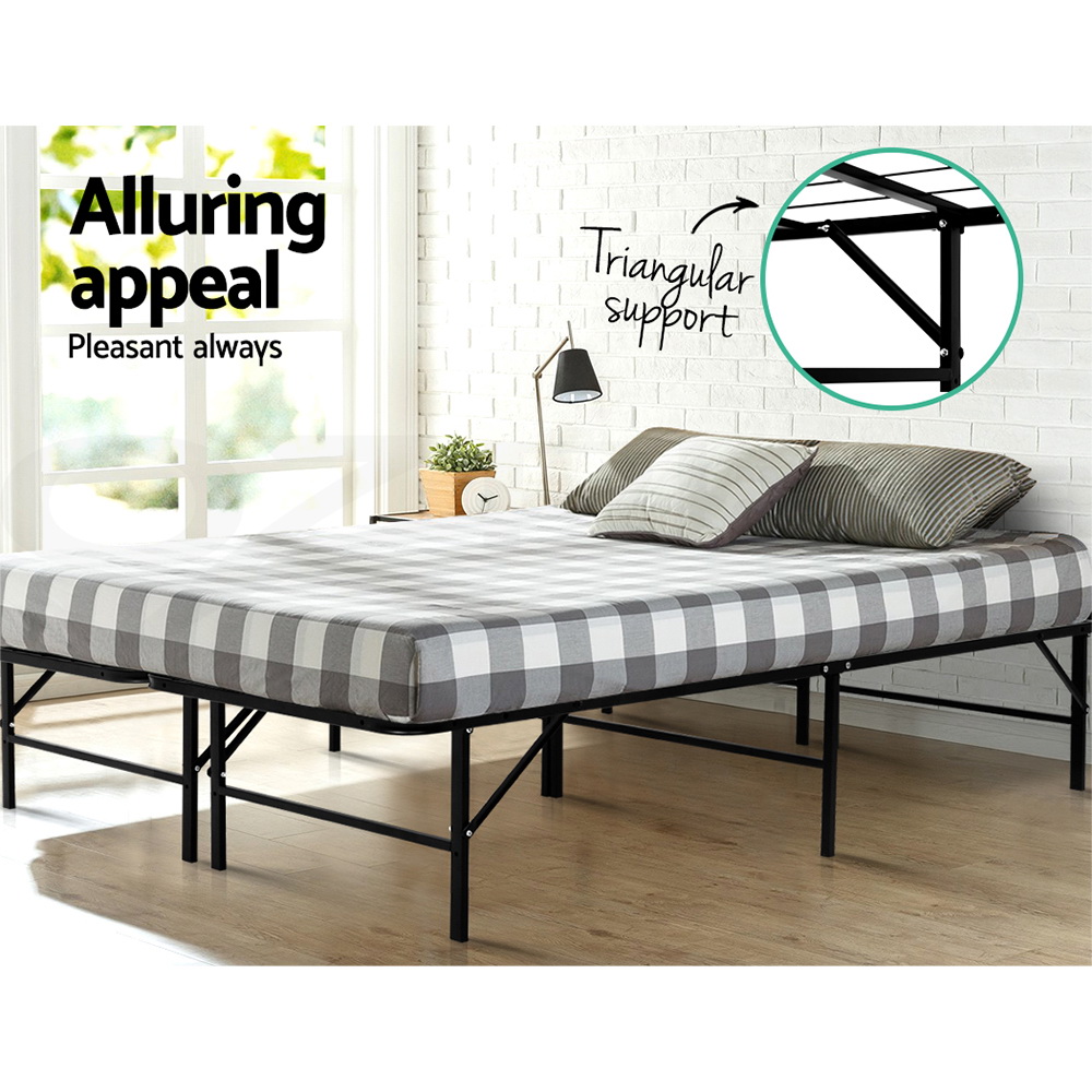 Artiss Folding Bed Frame KING SINGLE DOUBLE QUEEN Size Mattress Base