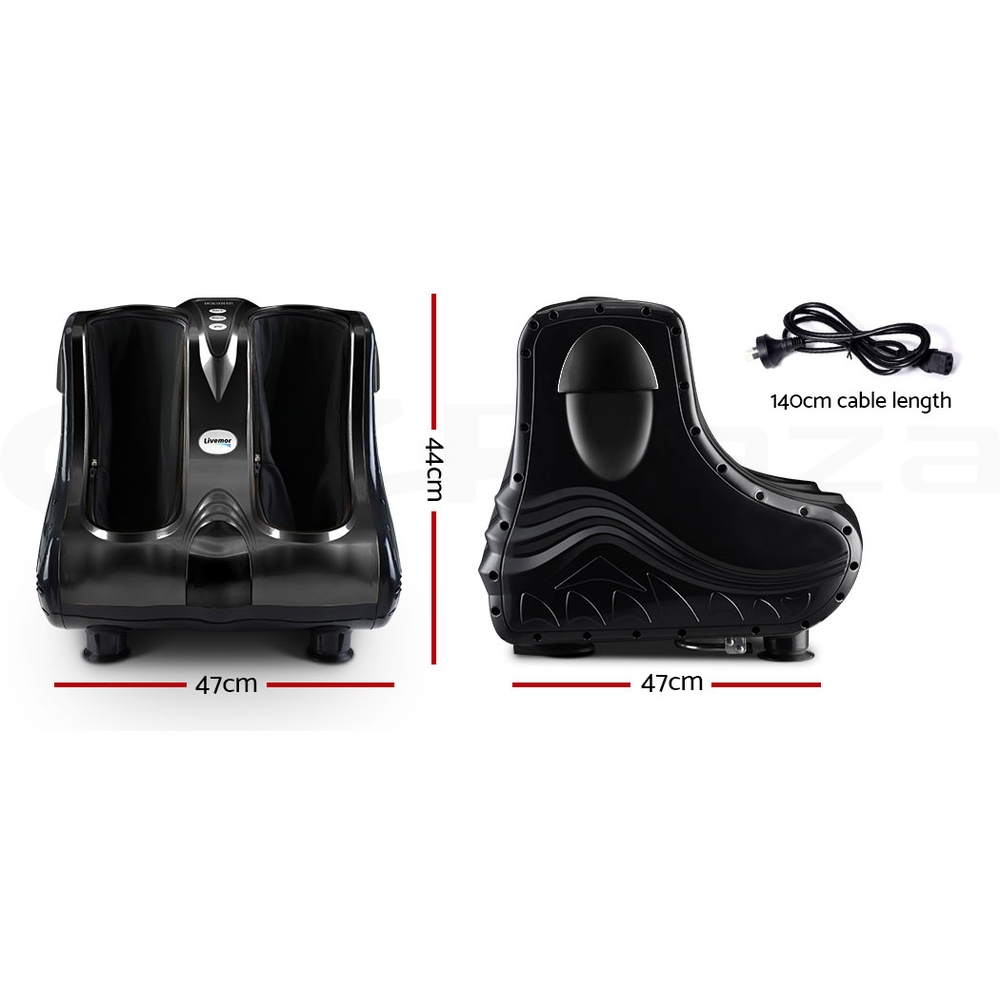 Livemor Foot Massager Electric Massagers Shiatsu Feet Ankle Calf Leg Timer - Picture 13 of 17