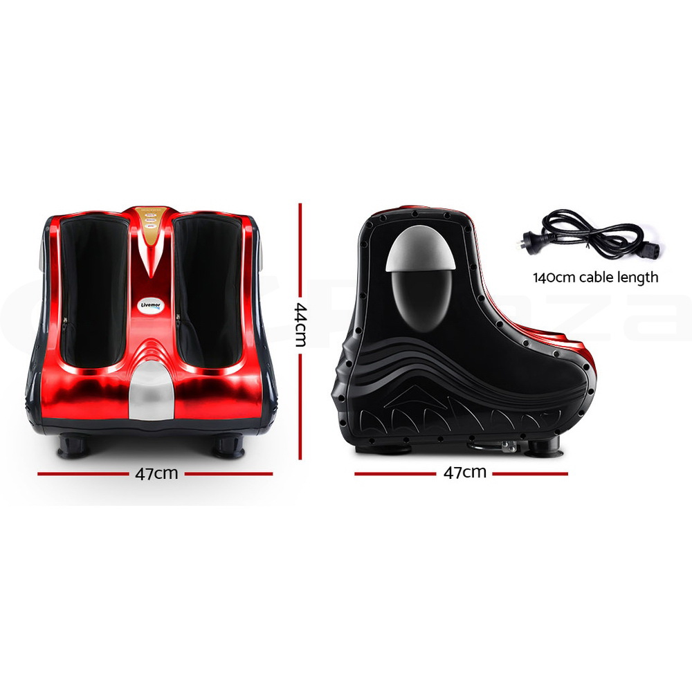 Livemor Foot Massager Electric Massagers Shiatsu Feet Ankle Calf Leg Timer - Picture 15 of 17