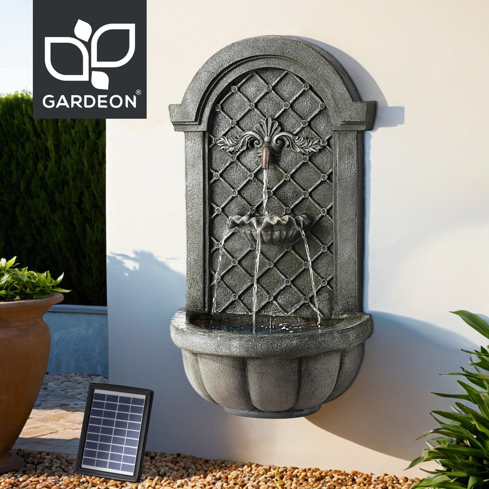 Gardeon Solar Fountain Water Feature Bird Bath Outdoor Garden Cascading - Picture 14 of 15