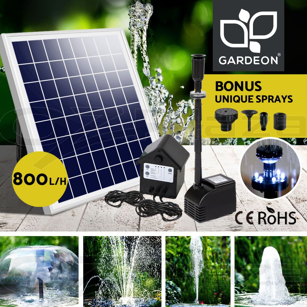 Gardeon Solar Pond Pump Water Pool Pumps Fountain Submersible Kit Filter 8 Model - Picture 78 of 79
