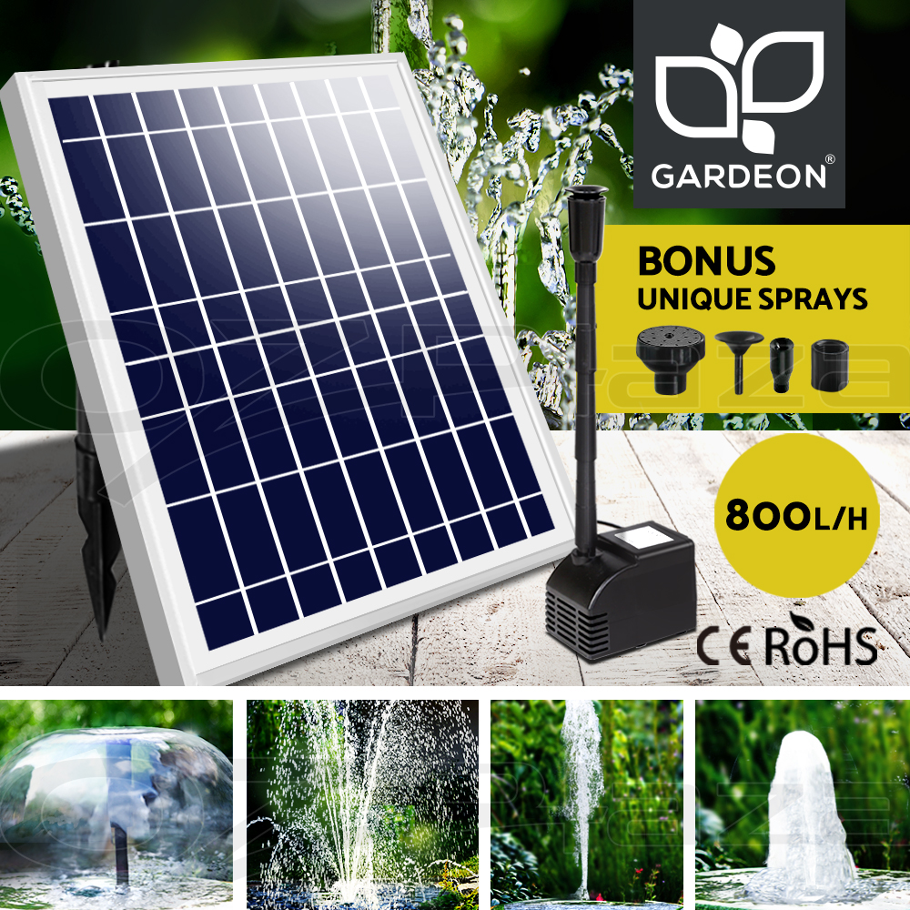 Gardeon Solar Pond Pump Water Pool Pumps Fountain Submersible Kit Filter 8 Model - Picture 45 of 79