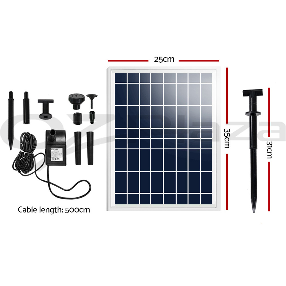 Gardeon Solar Pond Pump Water Pool Pumps Fountain Submersible Kit Filter 8 Model - Picture 55 of 79