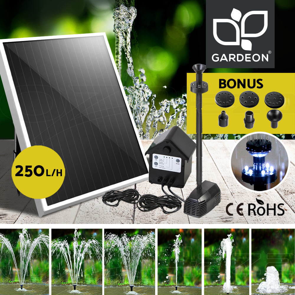 Gardeon Solar Pond Pump Water Pool Pumps Fountain Submersible Kit Filter 8 Model - Picture 67 of 79
