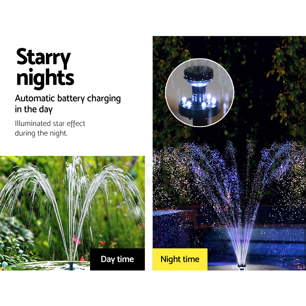 Gardeon Solar Pond Pump Water Pool Pumps Fountain Submersible Kit Filter 8 Model - Picture 70 of 79