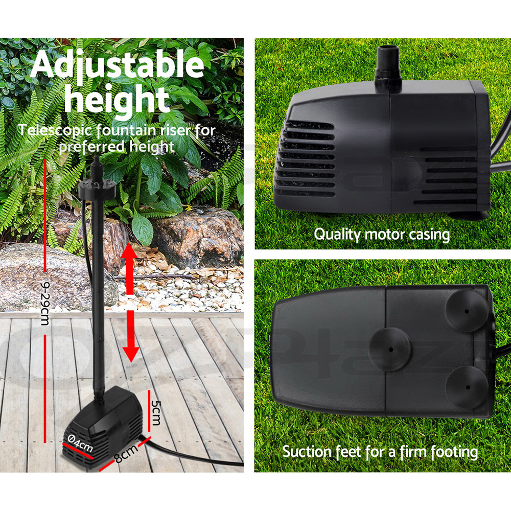 Gardeon Solar Pond Pump Water Pool Pumps Fountain Submersible Kit Filter 8 Model - Picture 76 of 79