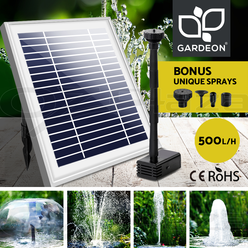 Gardeon Solar Pond Pump Water Pool Pumps Fountain Submersible Kit Filter 8 Model - Picture 34 of 79