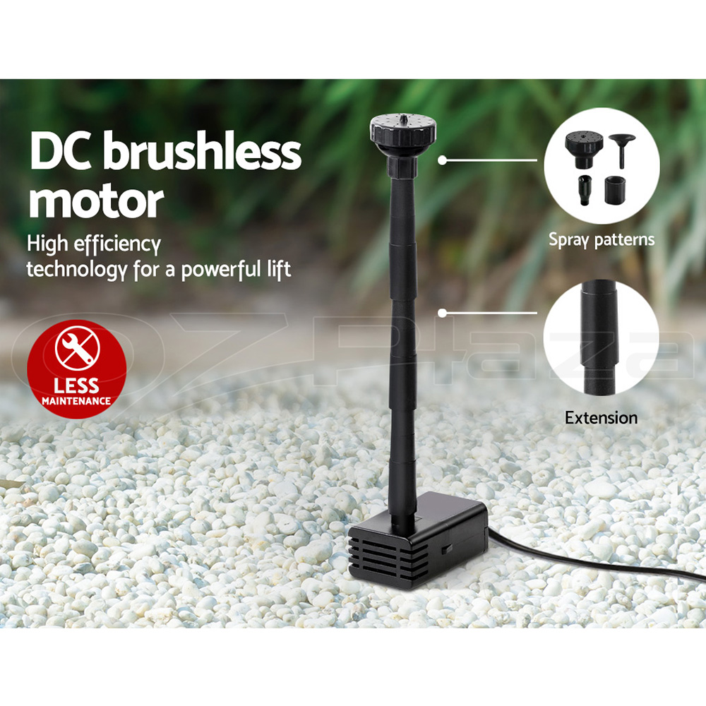 Gardeon Solar Pond Pump Water Pool Pumps Fountain Submersible Kit Filter 8 Model - Picture 41 of 79