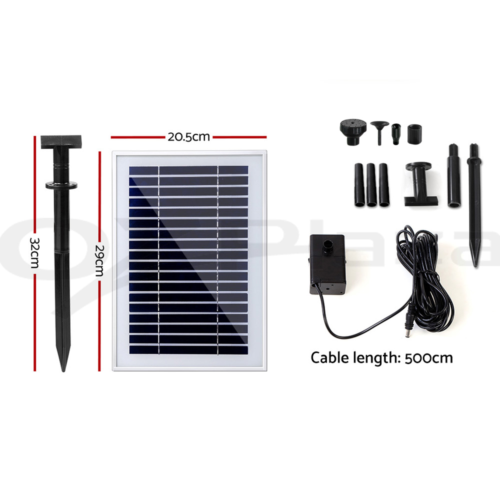 Gardeon Solar Pond Pump Water Pool Pumps Fountain Submersible Kit Filter 8 Model - Picture 44 of 79