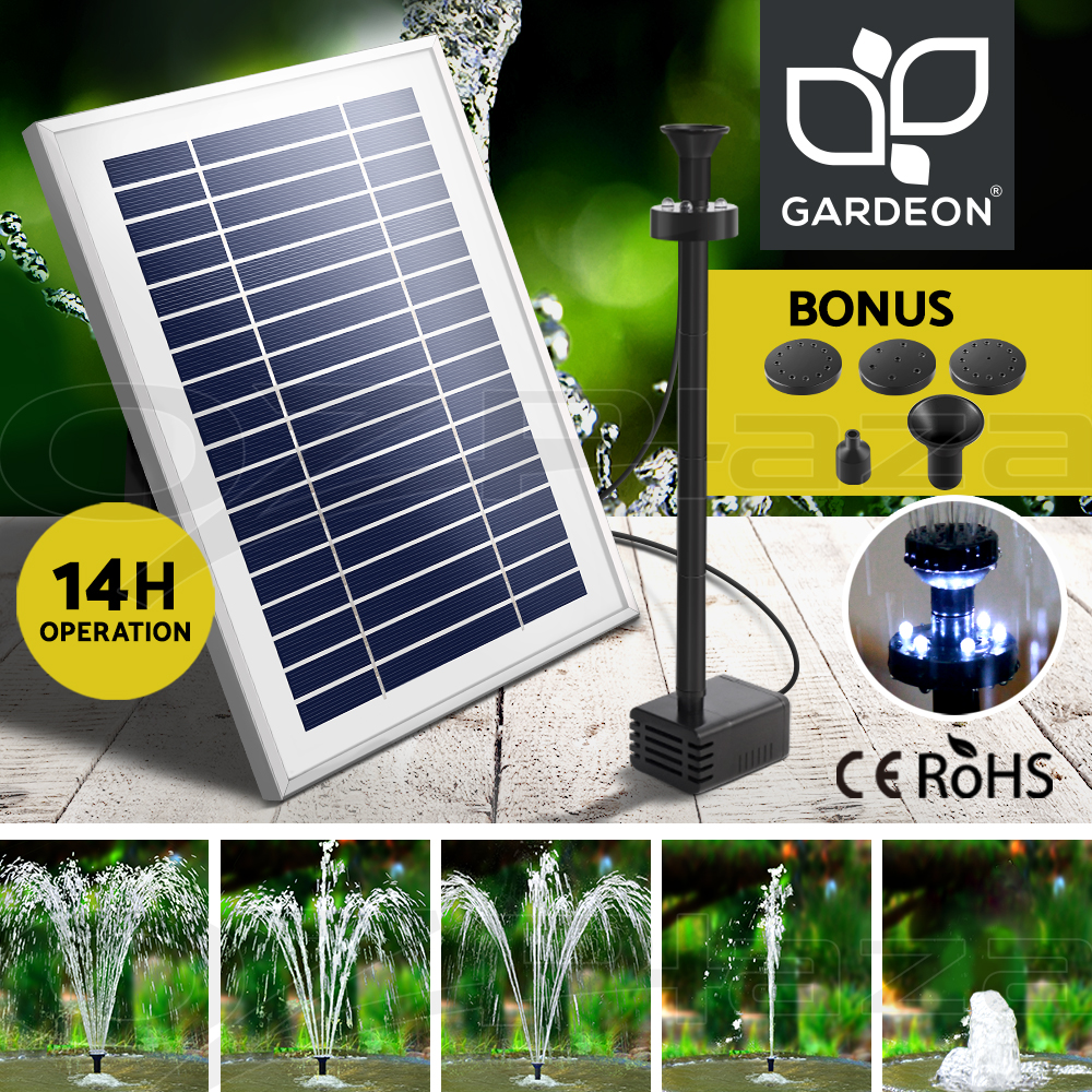 Gardeon Solar Pond Pump Water Pool Pumps Fountain Submersible Kit Filter 8 Model - Picture 56 of 79