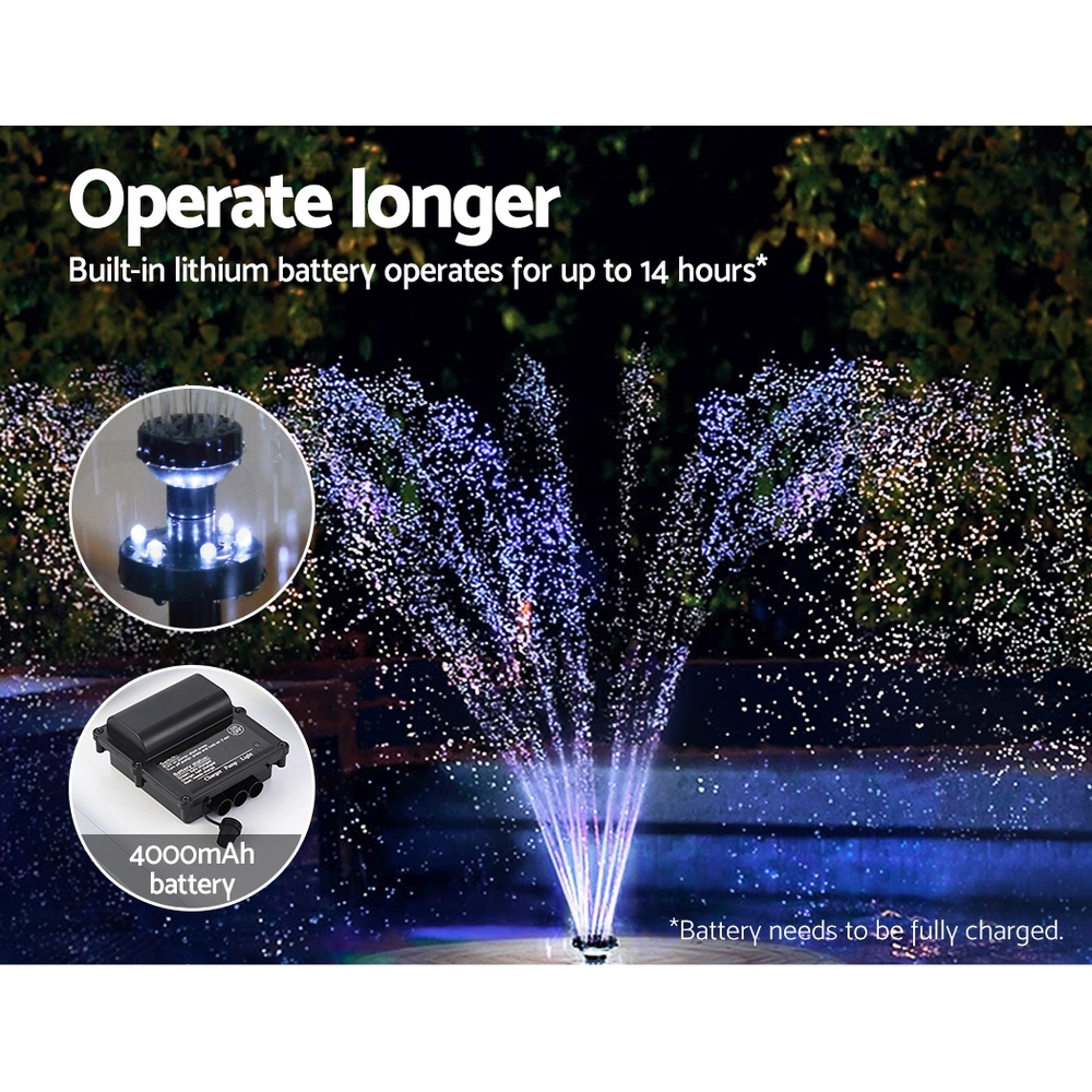 Gardeon Solar Pond Pump Water Pool Pumps Fountain Submersible Kit Filter 8 Model - Picture 61 of 79