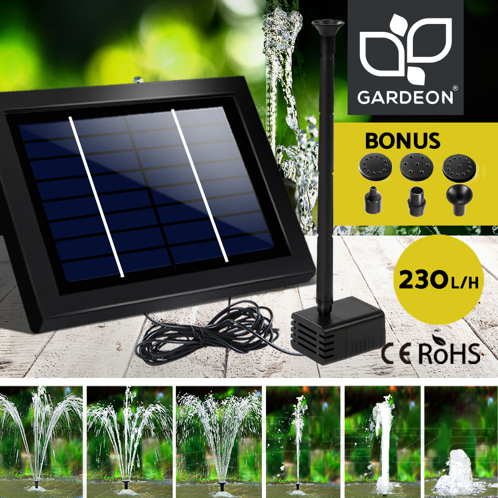 Gardeon Solar Pond Pump Water Pool Pumps Fountain Submersible Kit Filter 8 Model - Picture 23 of 79