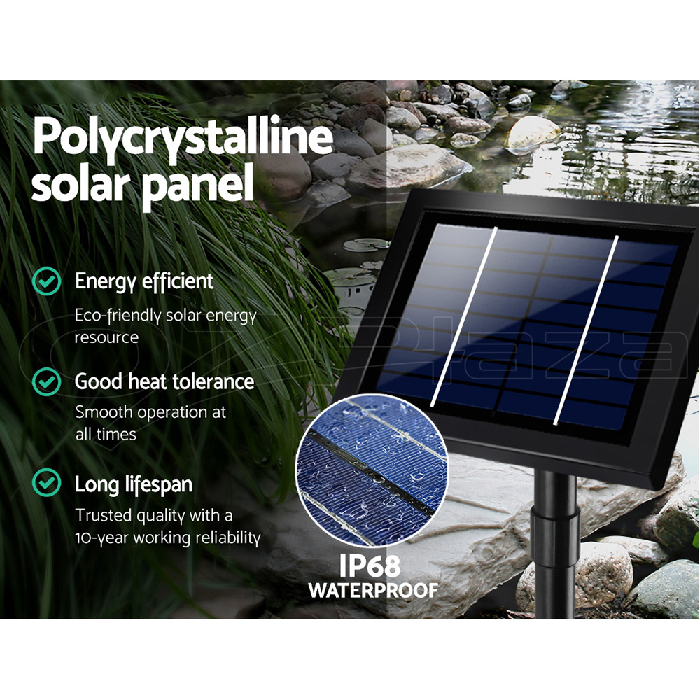 Gardeon Solar Pond Pump Water Pool Pumps Fountain Submersible Kit Filter 8 Model - Picture 27 of 79