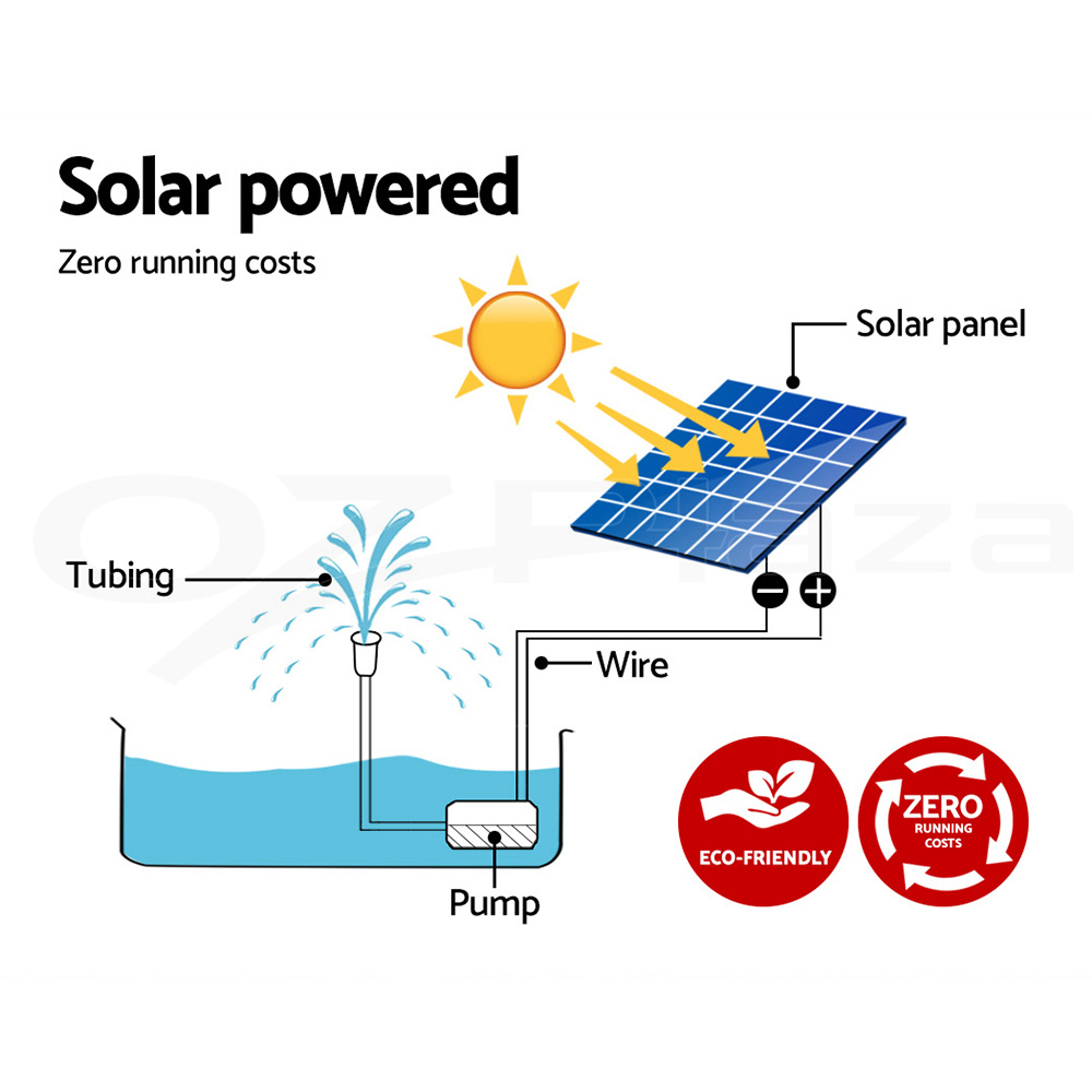 Gardeon Solar Pond Pump Water Pool Pumps Fountain Submersible Kit Filter 8 Model - Picture 29 of 79