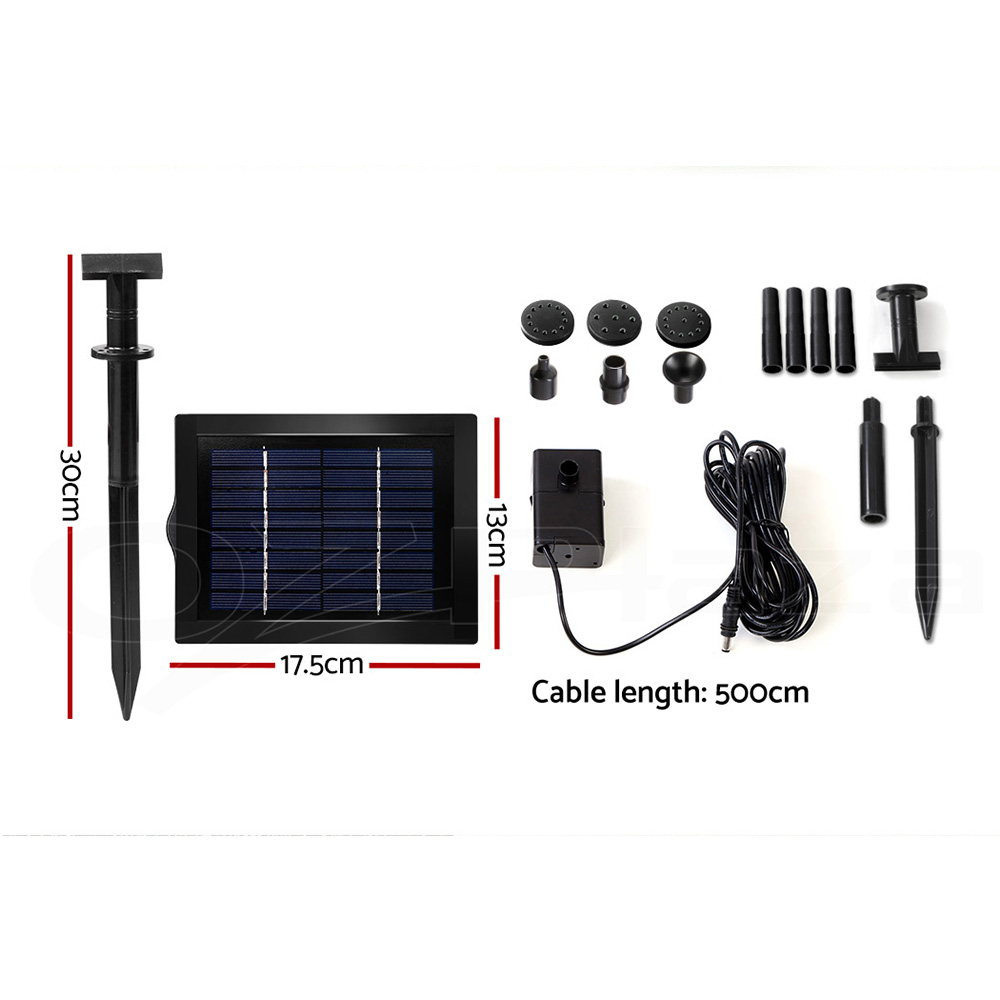 Gardeon Solar Pond Pump Water Pool Pumps Fountain Submersible Kit Filter 8 Model - Picture 33 of 79