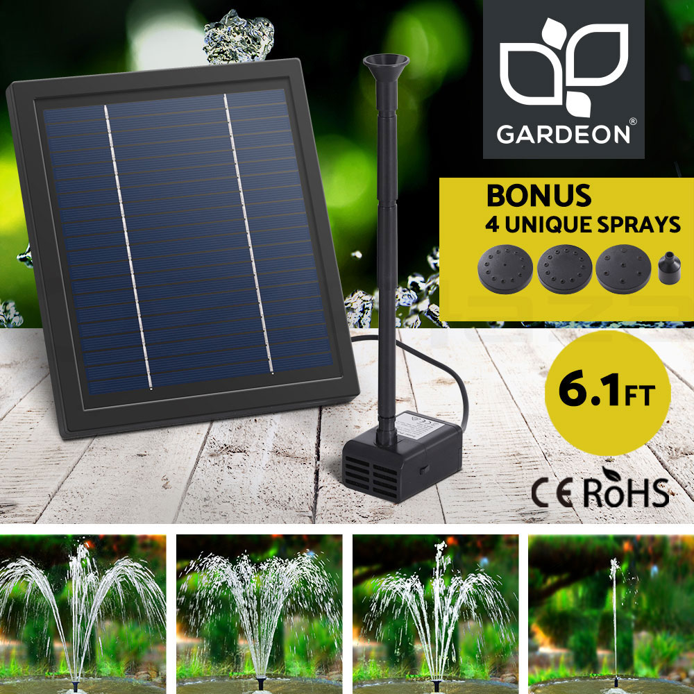 Gardeon Solar Pond Pump Water Kit Outdoor Pool Fountain Filter Pumps Submersible - Picture 13 of 22