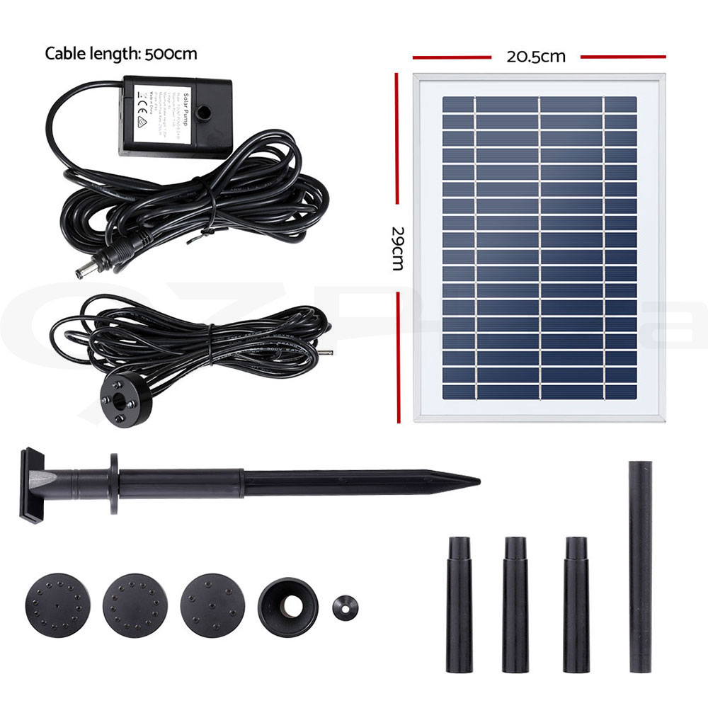 Gardeon Solar Pond Pump Water Kit Outdoor Pool Fountain Filter Pumps Submersible - Picture 18 of 22