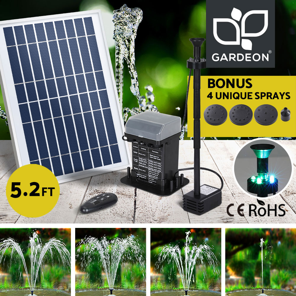 Gardeon Solar Pond Pump Water Kit Outdoor Pool Fountain Filter Pumps Submersible - Picture 19 of 22