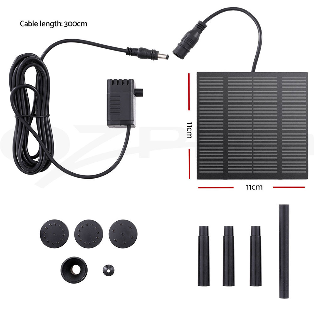 Gardeon Solar Pond Pump Water Kit Outdoor Pool Fountain Filter Pumps Submersible - Picture 10 of 22