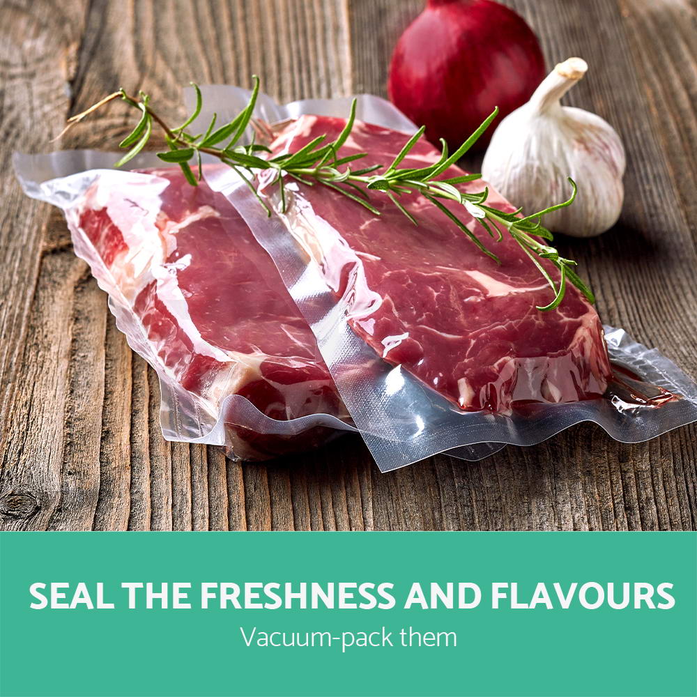 300 Vacuum Food Sealer Bags Roll Saver Storage Seal Heat Commercial