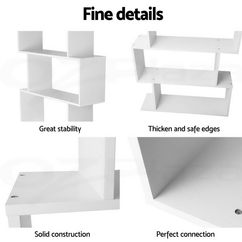 Artiss Display Shelves Cabinet Bookcase Stand Storage Bookshelf CD Shelves - Picture 31 of 32
