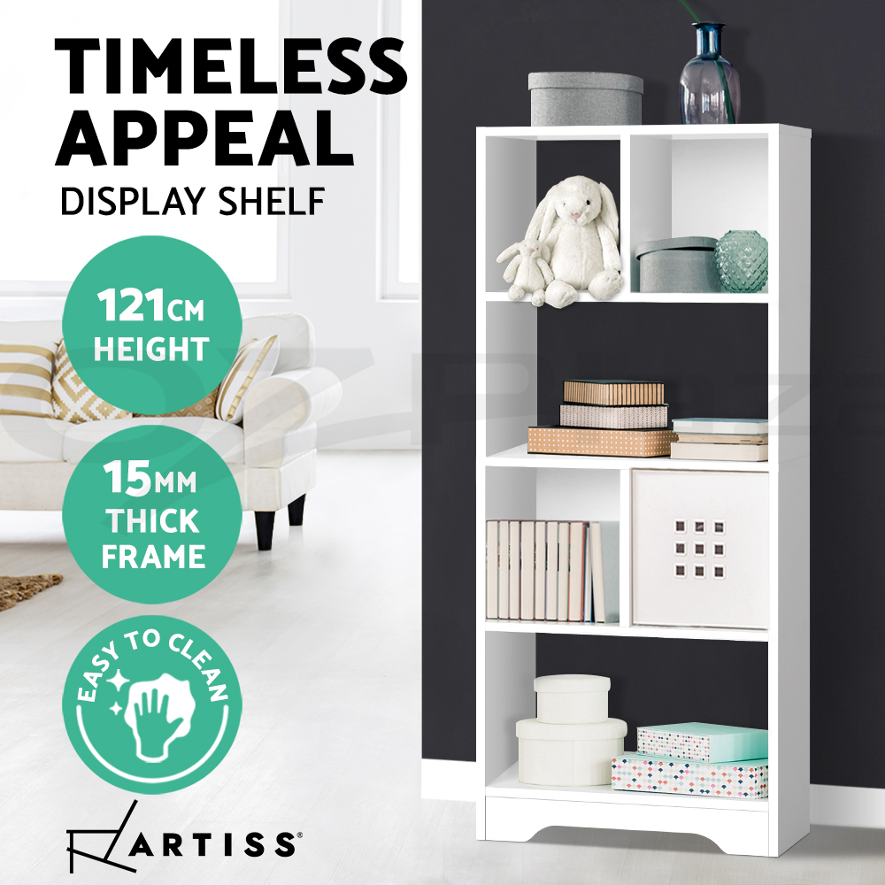 Artiss Display Shelf Bookshelf Bookshelves Storage Cabinet Bookcase Stand Rack - Picture 21 of 68