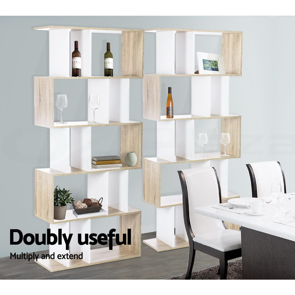 Artiss Display Shelves Cabinet Bookcase Stand Storage Bookshelf CD Shelves - Picture 15 of 32