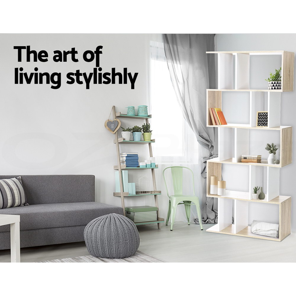 Artiss Display Shelves Cabinet Bookcase Stand Storage Bookshelf CD Shelves - Picture 18 of 32