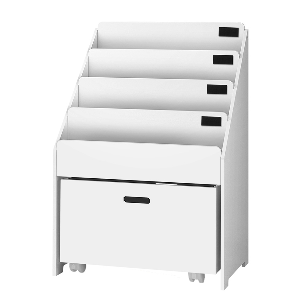 Keezi Kids Bookshelf Magazine Bookcase Children Shelf Rack Storage Organiser - Picture 21 of 41