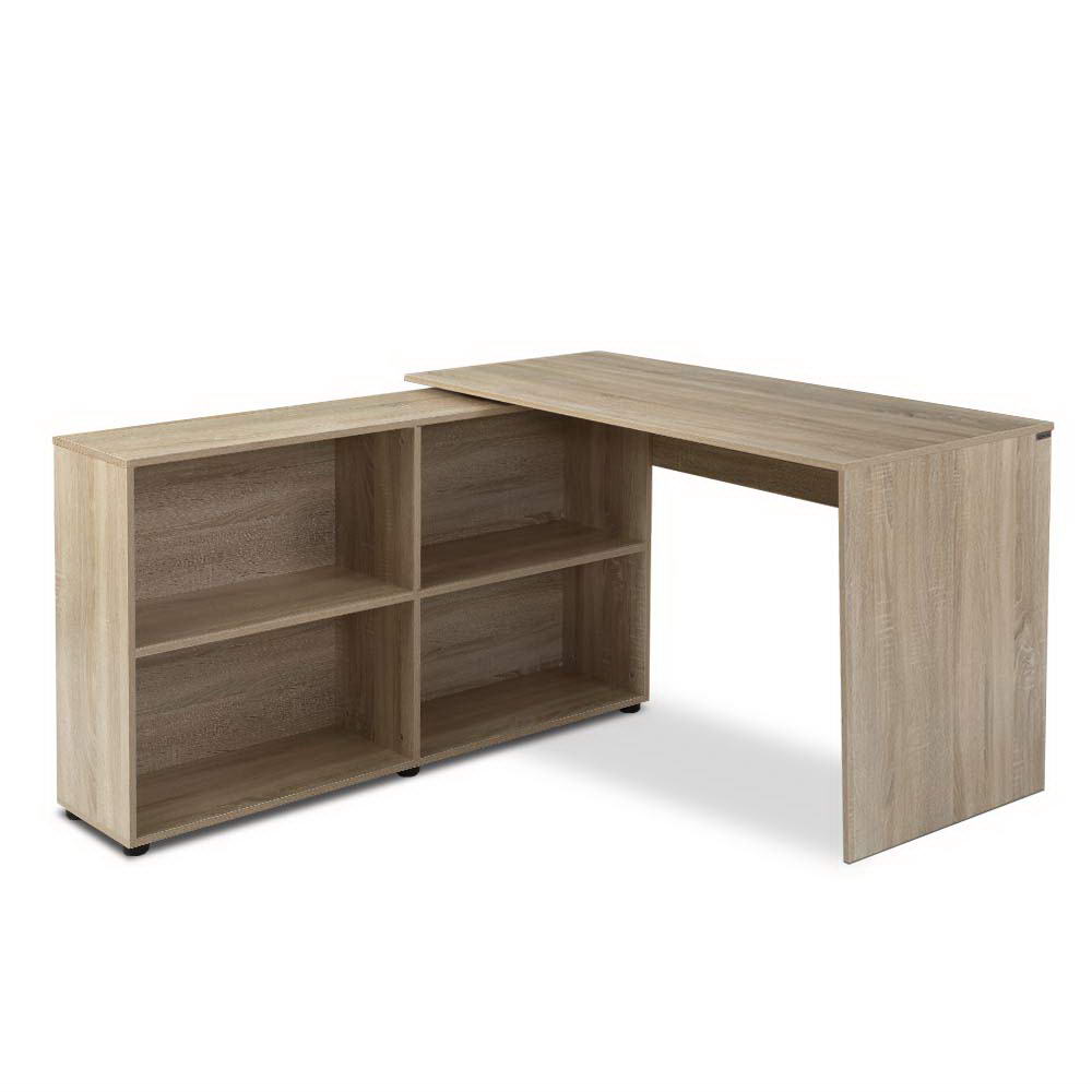 Artiss Corner Computer Desk Home Office Desks Study PC Laptop Table Shelves - Picture 28 of 86