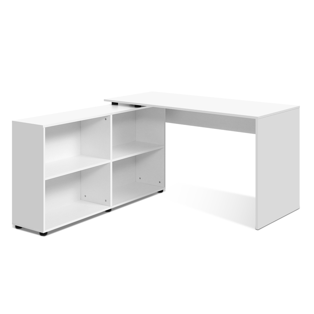 Artiss Corner Computer Desk Home Office Desks Study PC Laptop Table Shelves - Picture 19 of 86