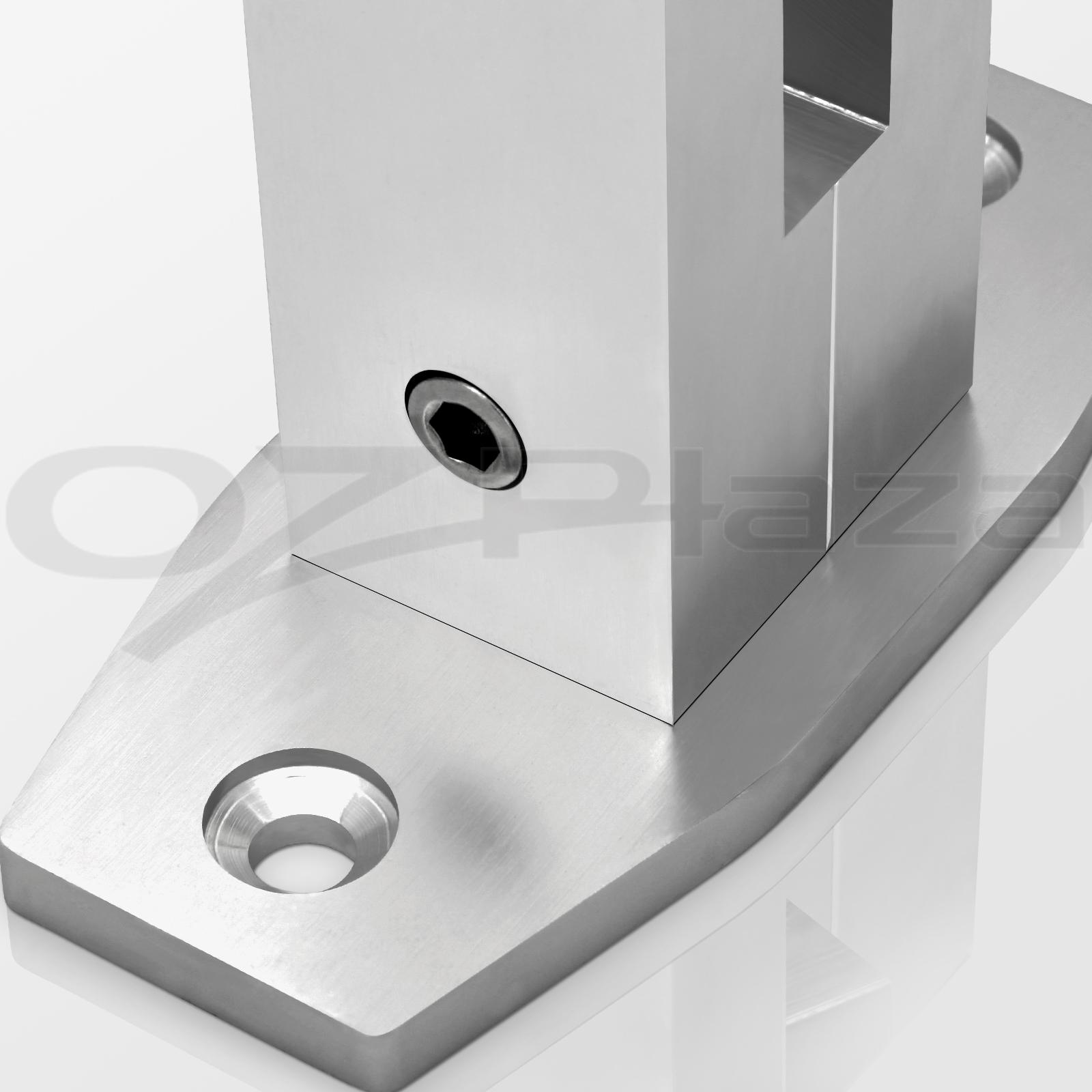 12 x Frameless Glass Spigots Fence Fencing Clamp Spigot Balustrade