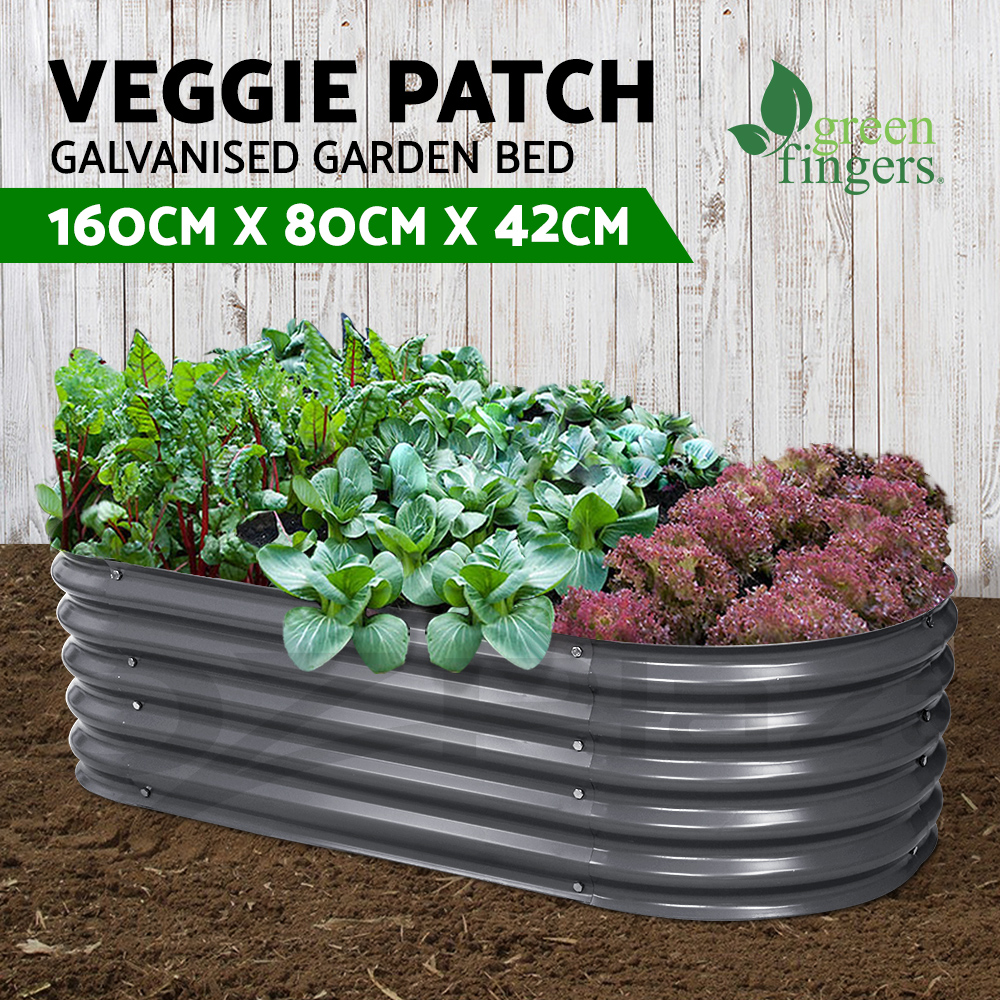 Greenfingers Garden Bed Galvanised Raised Steel Instant Planter