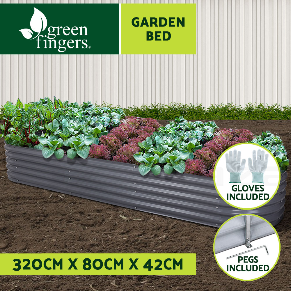 Greenfingers Garden Bed Kit Galvanised Steel Raised Garden Beds Kit
